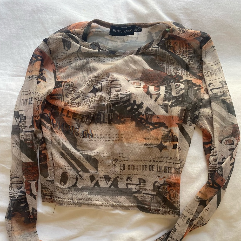 Mesh long sleeve
